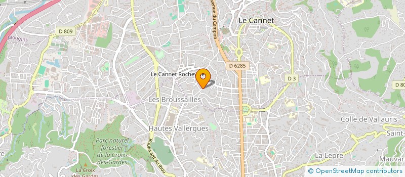 localisation de l'entreprise AJR HOLDING à LE CANNET