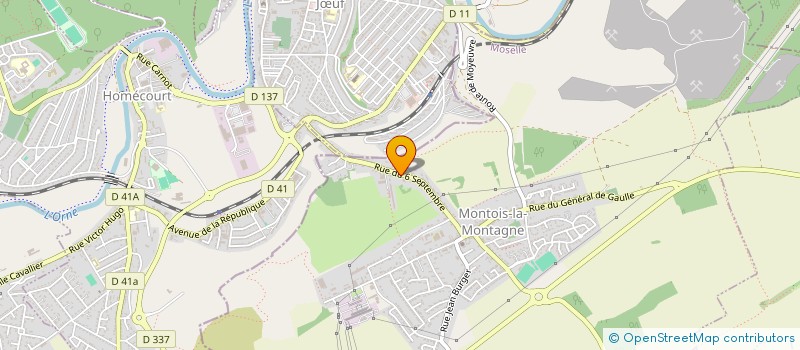 localisation de l'entreprise AJR IMMO  MONTOIS-LA-MONTAGNE