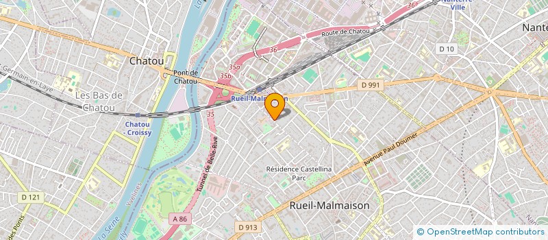 localisation de l'entreprise AJR21 à RUEIL-MALMAISON