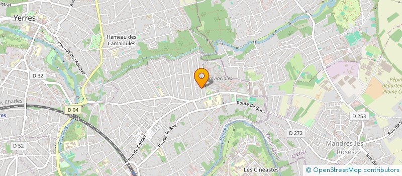 localisation de l'entreprise AJRC  BRUNOY