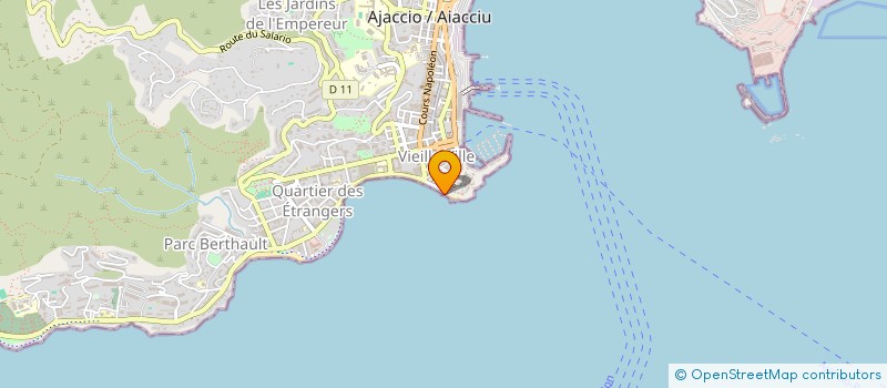 localisation de l'entreprise AJREM à AJACCIO