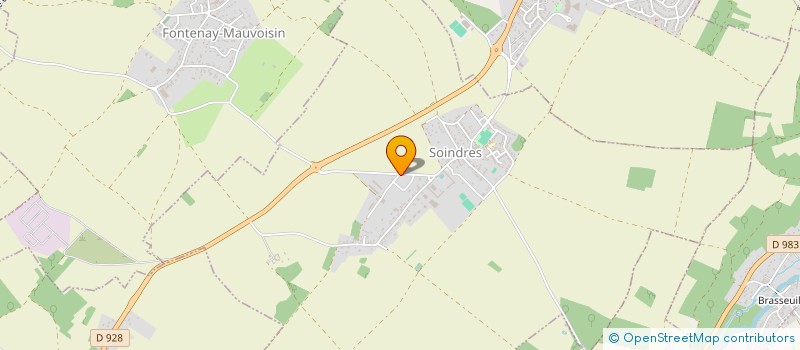 localisation de l'entreprise AJS  SOINDRES