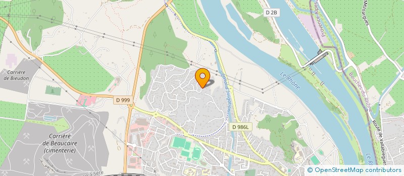 localisation de l'entreprise AJS à BEAUCAIRE