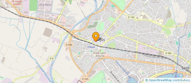 localisation de l'entreprise AJS à FREJUS