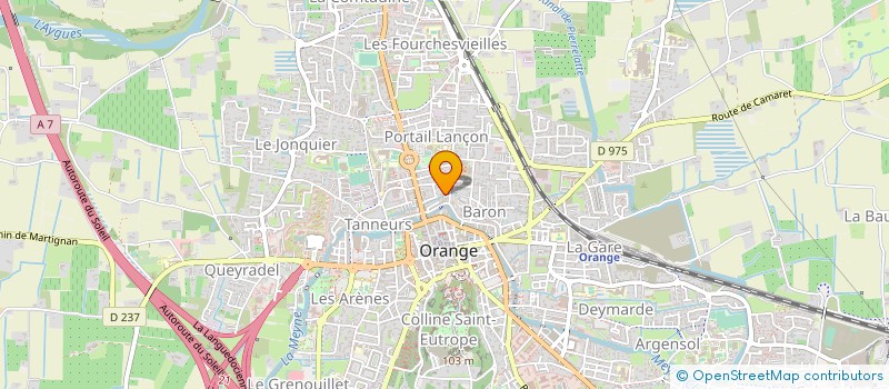 localisation de l'entreprise AJS à ORANGE