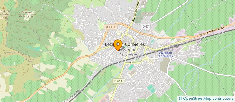 localisation de l'entreprise AJS  LEZIGNAN-CORBIERES