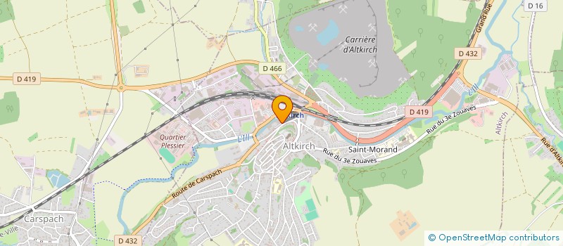 localisation de l'entreprise AJS - ALLER JEPS SUNDGAU  ALTKIRCH