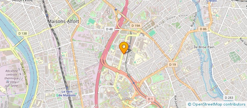localisation de l'entreprise AJS BATIMENT à ALFORTVILLE