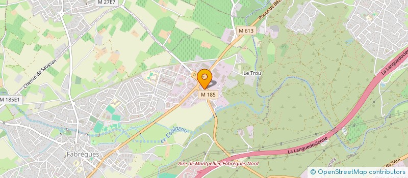 localisation de l'entreprise AJS FABREGUES  FABREGUES