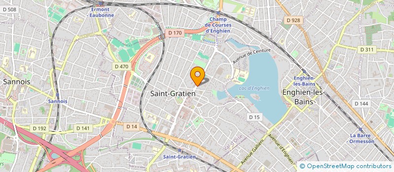 localisation de l'entreprise AJS GROUP à SAINT-GRATIEN