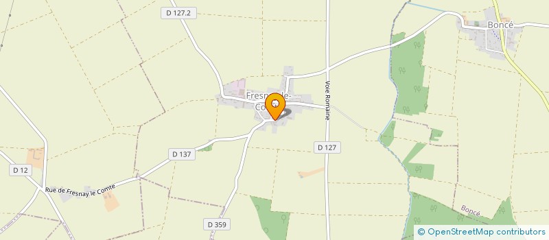 localisation de l'entreprise AJS HOMMES à FRESNAY-LE-COMTE