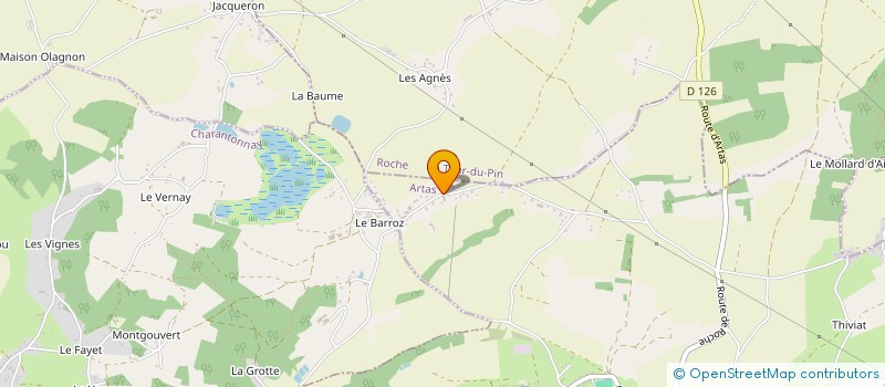 localisation de l'entreprise AJS IMMO 38  ARTAS