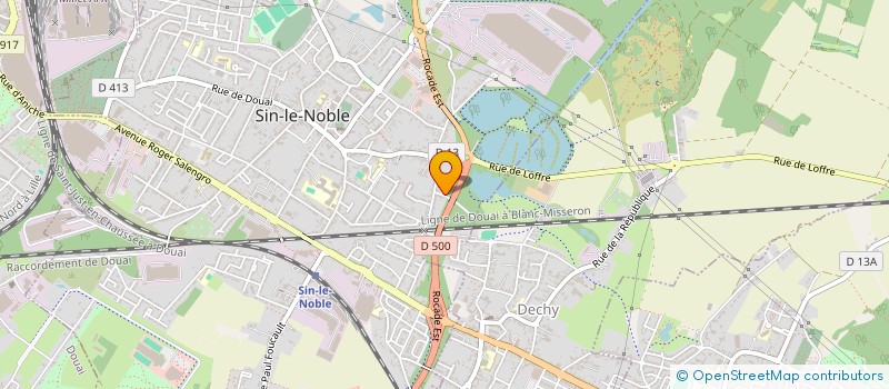 localisation de l'entreprise AJS IMMO  SIN-LE-NOBLE