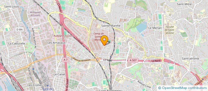 localisation de l'entreprise AJS IMMOBILIER à MARSEILLE