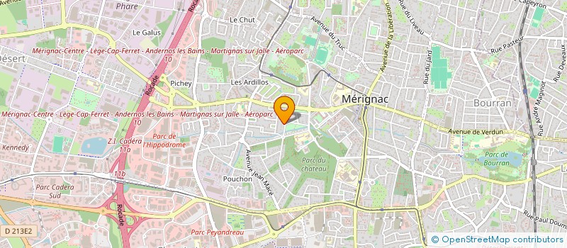 localisation de l'entreprise AJS PARTICIPATIONS  MERIGNAC