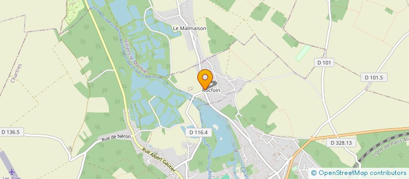 localisation de l'entreprise AJS PLOMBERIE CHAUFFAGE à PIERRES