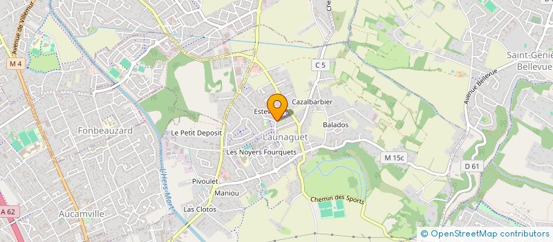 localisation de l'entreprise AJS SERVICES à LAUNAGUET