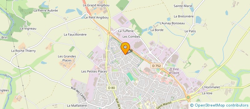 localisation de l'entreprise AJS-TECH à BEAUPREAU-EN-MAUGES