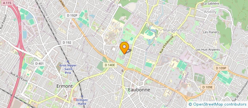 localisation de l'entreprise AJS TRANSPORT à EAUBONNE