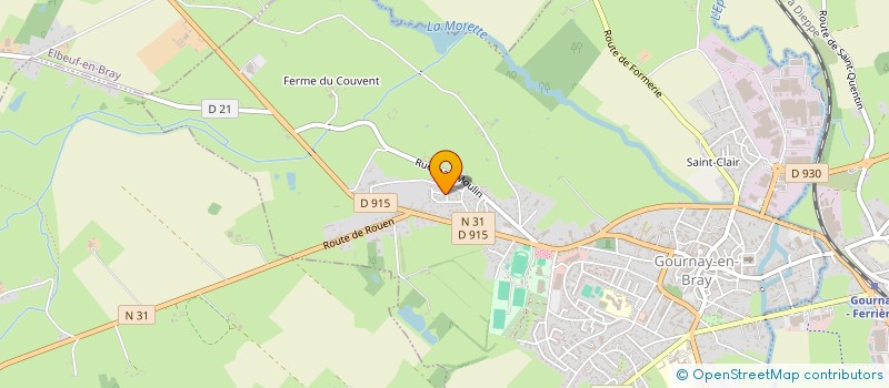 localisation de l'entreprise AJS3M  GOURNAY-EN-BRAY