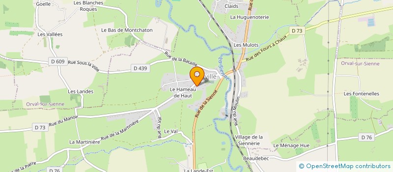 localisation de l'entreprise AJSB  BRECEY