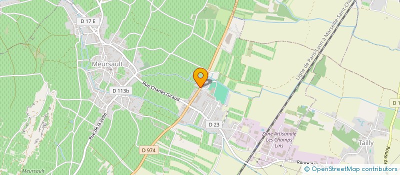 localisation de l'entreprise AJSEL LES MAGNY  MEURSAULT