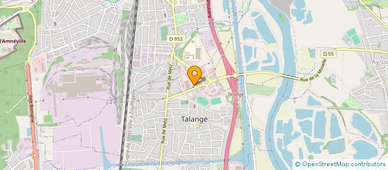 localisation de l'entreprise AJSL  TALANGE