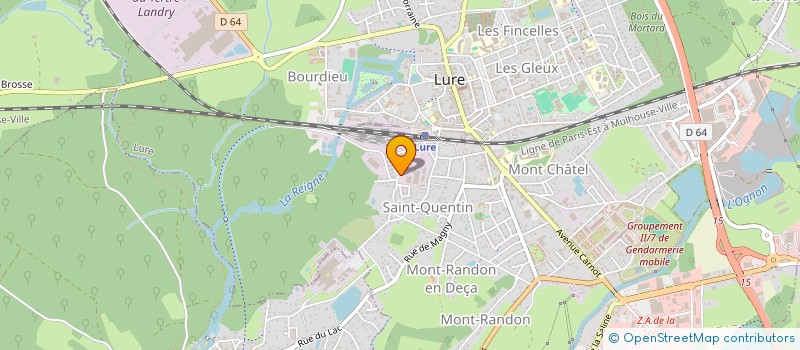 localisation de l'entreprise AJSL à LURE