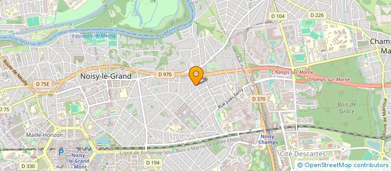 localisation de l'entreprise AJSL PARIS  NOISY-LE-GRAND