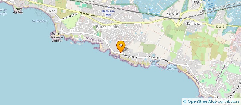 localisation de l'entreprise AJSR  BATZ-SUR-MER