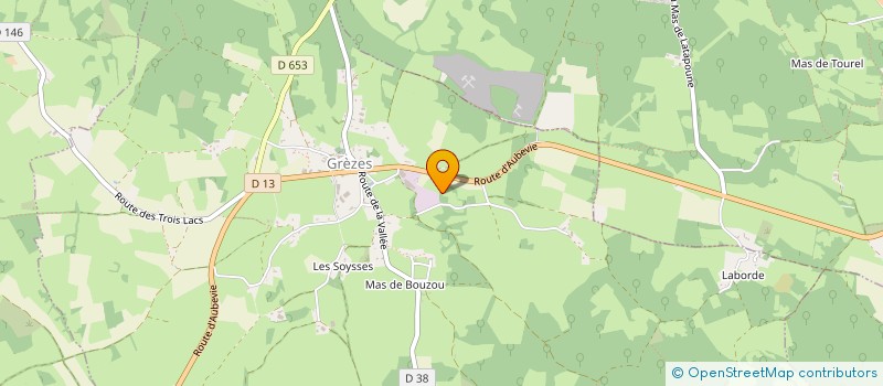 localisation de l'entreprise AJSR  GREZES