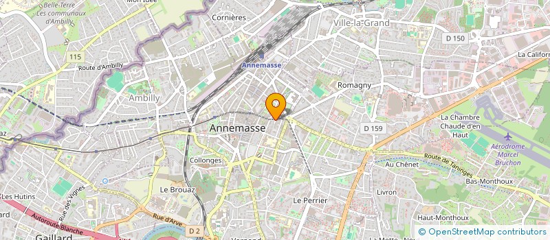 localisation de l'entreprise AJSR à ANNEMASSE