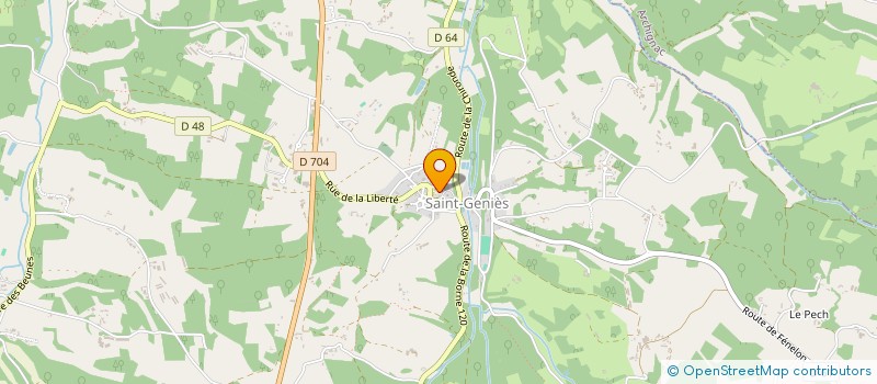 localisation de l'entreprise AJSV  SAINT-GENIES