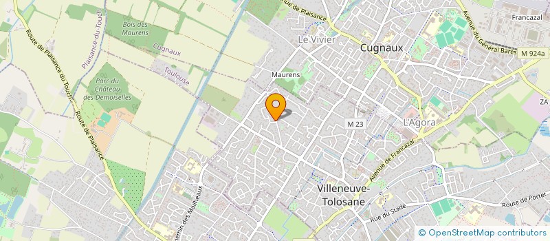 localisation de l'entreprise AJT à VILLENEUVE-TOLOSANE