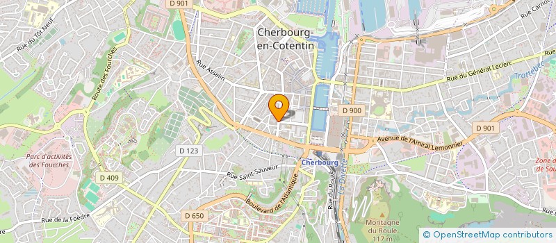 localisation de l'entreprise AJT à CHERBOURG-EN-COTENTIN