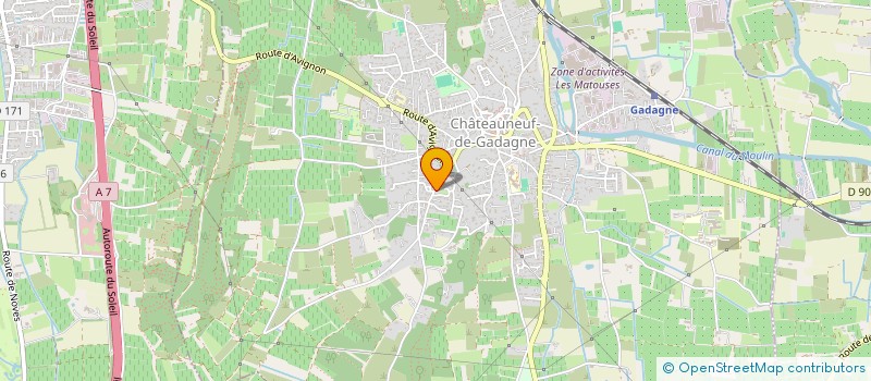 localisation de l'entreprise AJT  CHATEAUNEUF-DE-GADAGNE