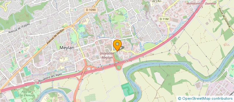 localisation de l'entreprise AJT GROUPE à MEYLAN
