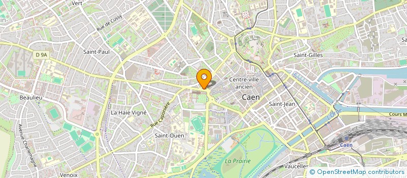 localisation de l'entreprise AJT HOLDING à CAEN