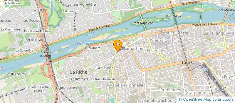localisation de l'entreprise AJT IMMO  TOURS
