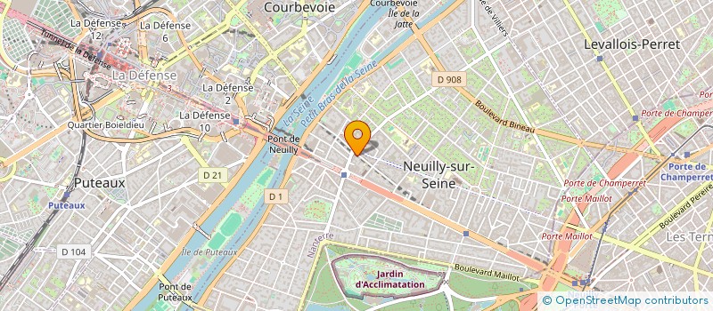localisation de l'entreprise AJT RESTAURATION à NEUILLY-SUR-SEINE