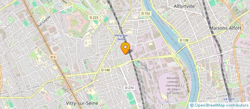 localisation de l'entreprise AJU  VITRY-SUR-SEINE