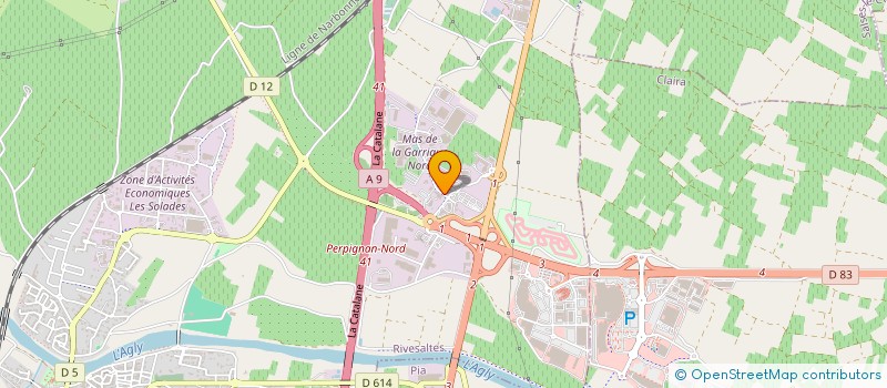 localisation de l'entreprise AJUDA DAARA à RIVESALTES