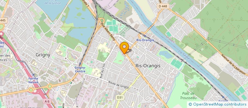 localisation de l'entreprise AJUDA'PLUS à RIS-ORANGIS