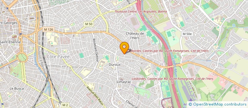 localisation de l'entreprise AJUKA à TOULOUSE