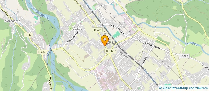 localisation de l'entreprise AJUMA  ASSAT