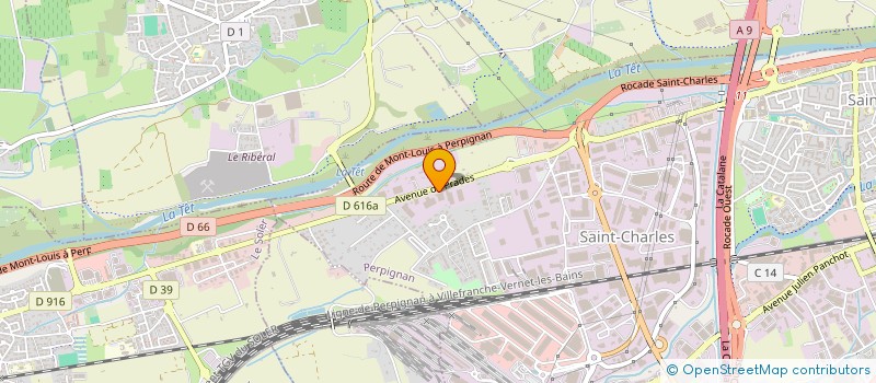 localisation de l'entreprise AJUMA  PERPIGNAN