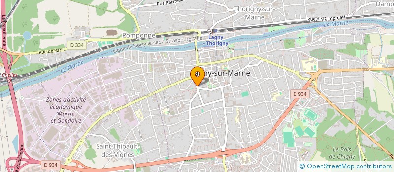 localisation de l'entreprise AJUMPA  LAGNY-SUR-MARNE