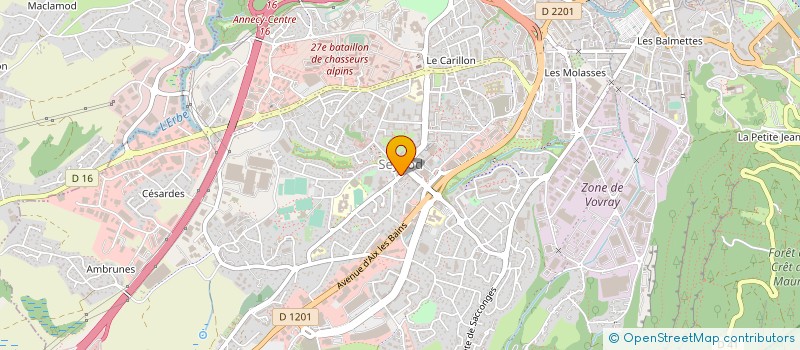 localisation de l'entreprise AJUSTE  ANNECY