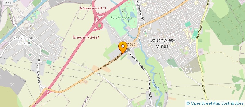 localisation de l'entreprise AJUSTE ASSURANCE ET CONSEIL à DOUCHY-LES-MINES