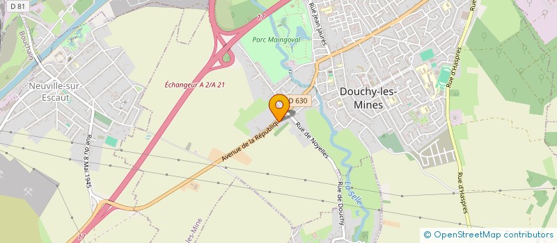 localisation de l'entreprise AJUSTE FORMATION A VALEUR AJOUTEE à DOUCHY-LES-MINES
